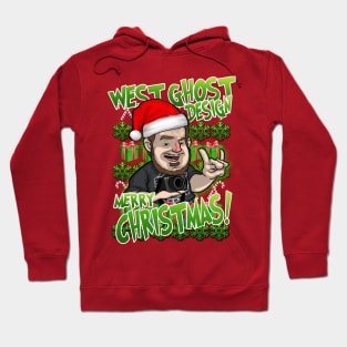 west ghost design christmas ugly sweaters T-Shirt Hoodie